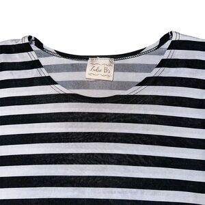 ** SOLD** Zadie B’s | Black and White Striped Maxi Layering Dress Large